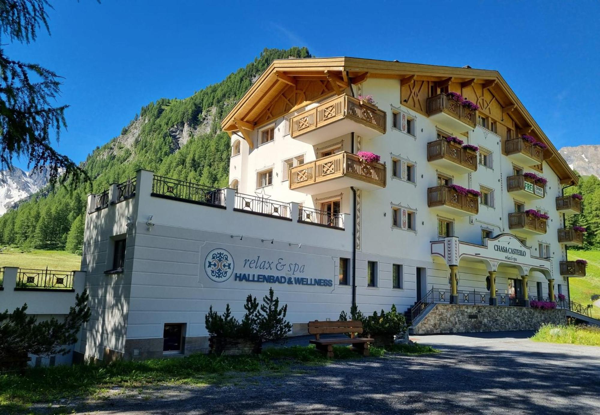 Chasa Castello Relax & Spa Samnaun Buitenkant foto